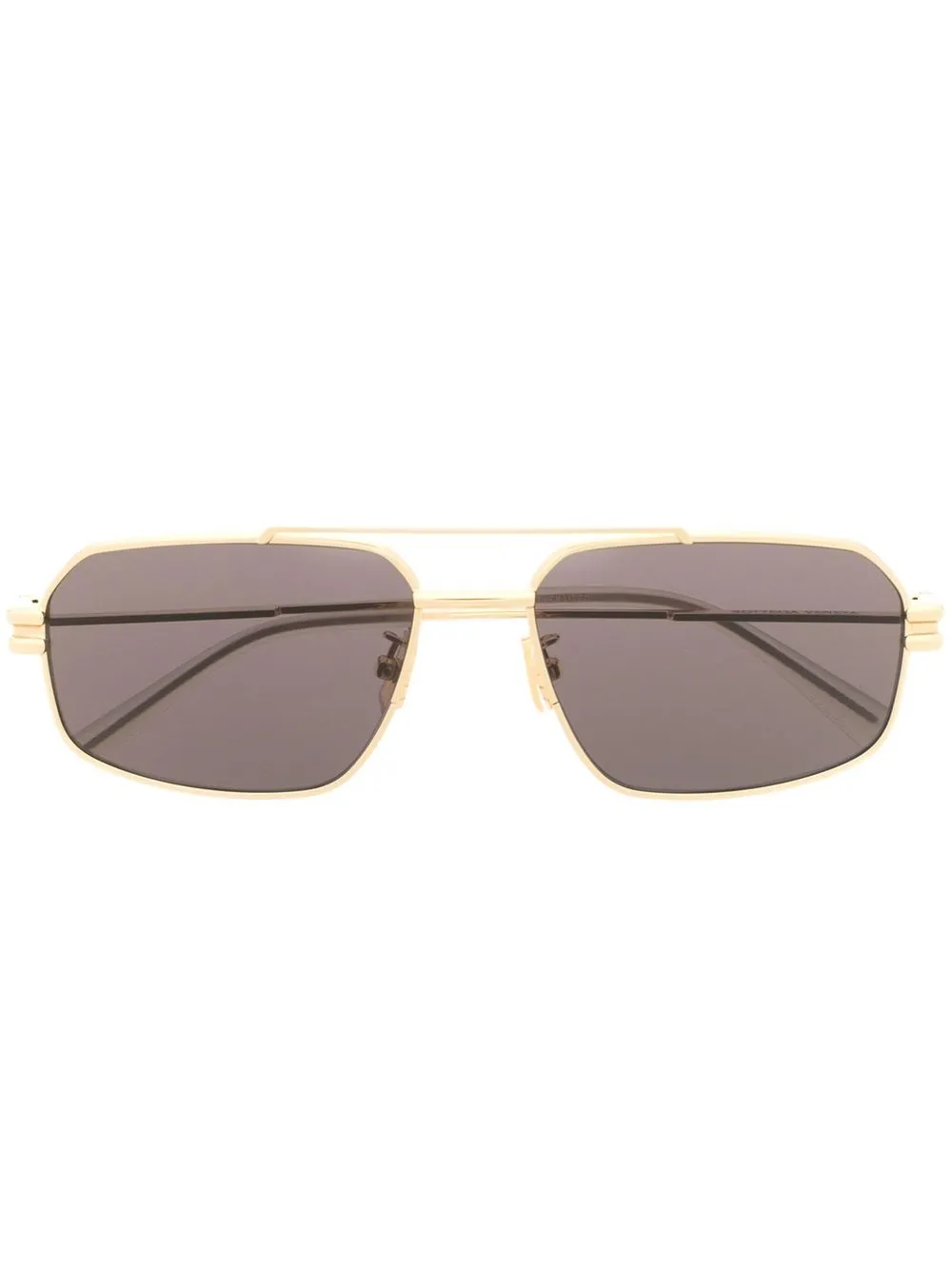 

Bottega Veneta Eyewear lentes de sol con armazón cuadrada - Dorado