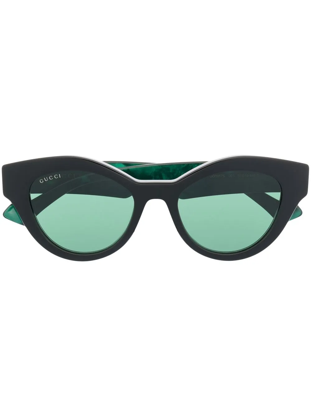 

Gucci Eyewear lentes de sol con armazón cat eye - Negro