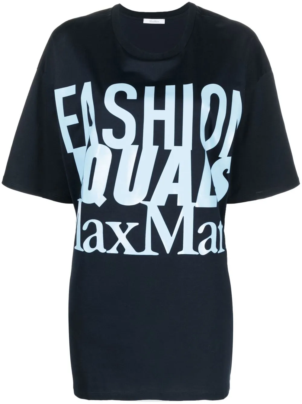 Max Mara T-shirt con stampa - Blu