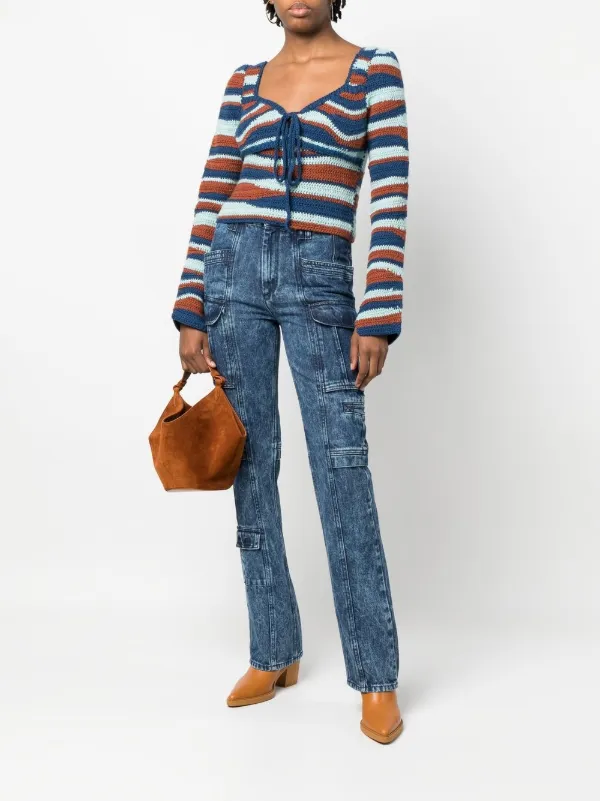 ISABEL MARANT Vokayo ストレートジーンズ | ブルー | FARFETCH JP