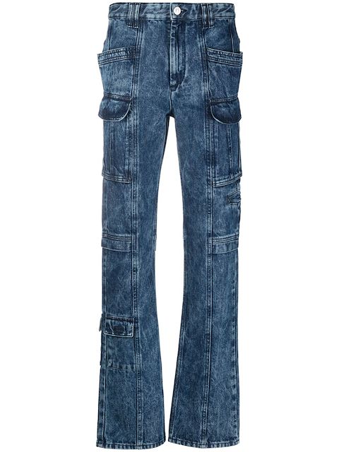 ISABEL MARANT Vokayo 直筒牛仔裤