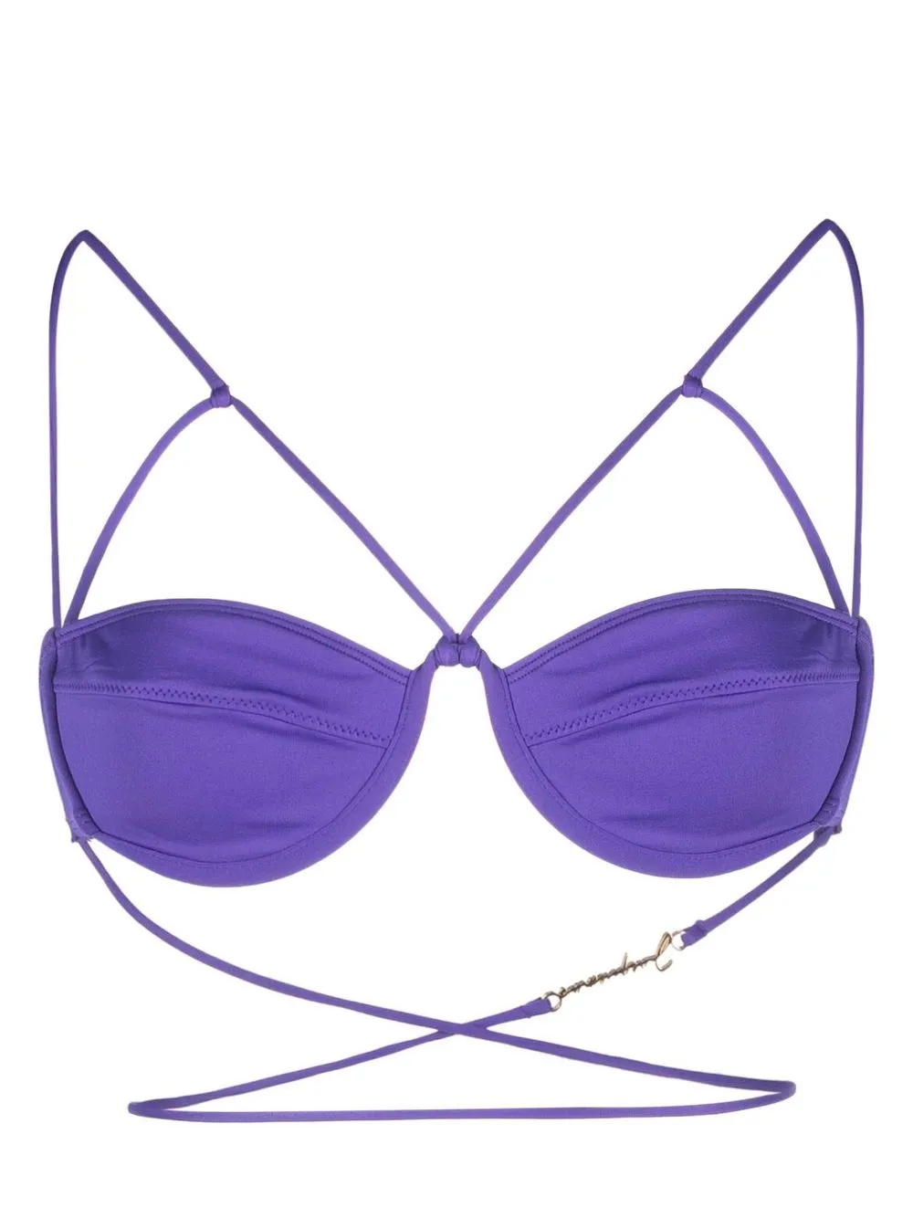 

Jacquemus top de bikini Le Haut de Maillot Signature - Morado