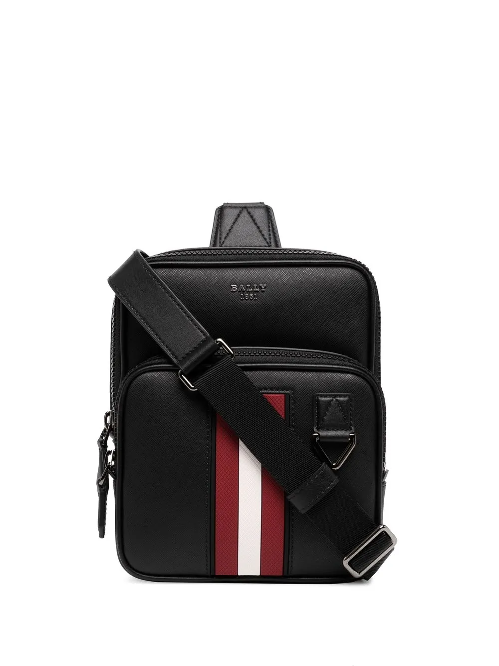 

Bally stripe-detail crossbody bag - Black