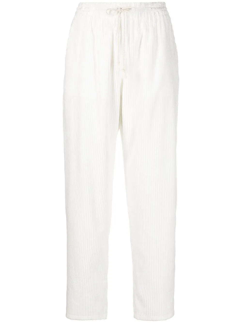 

Forte Forte pantalones de pana con cordones - Blanco