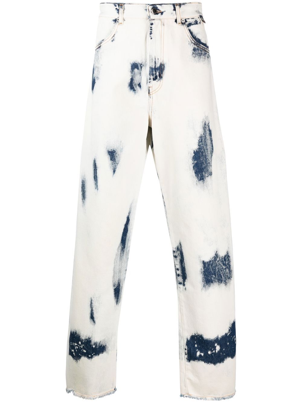 DARKPARK OVERSIZE ACID-WASH JEANS