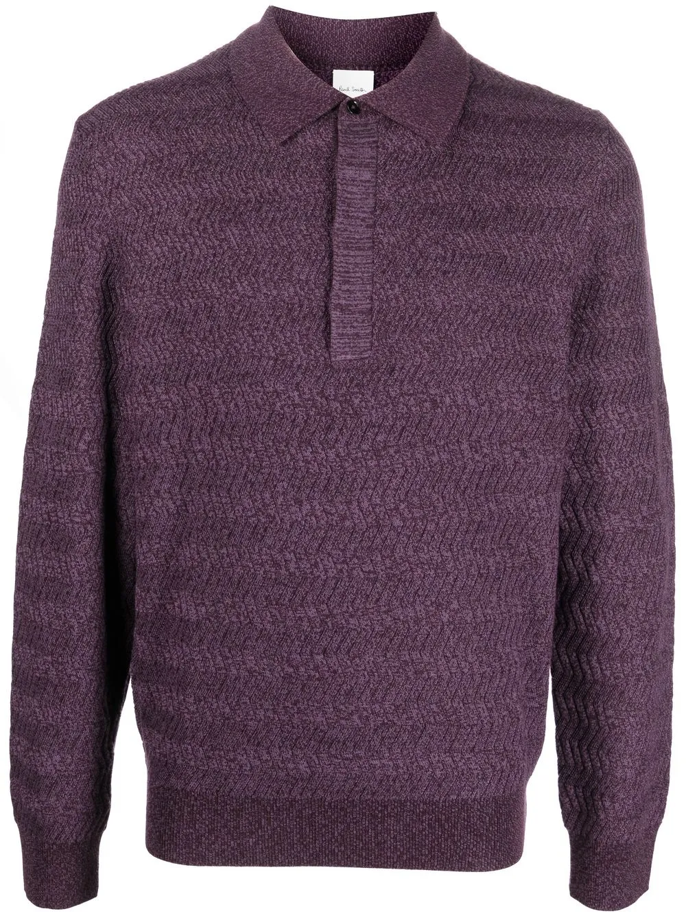

Paul Smith suéter tejido chevron - Morado