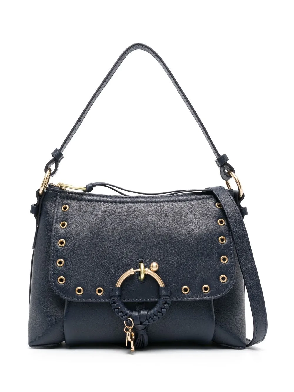 

See by Chloé eyelet-studded tote bag - Blue