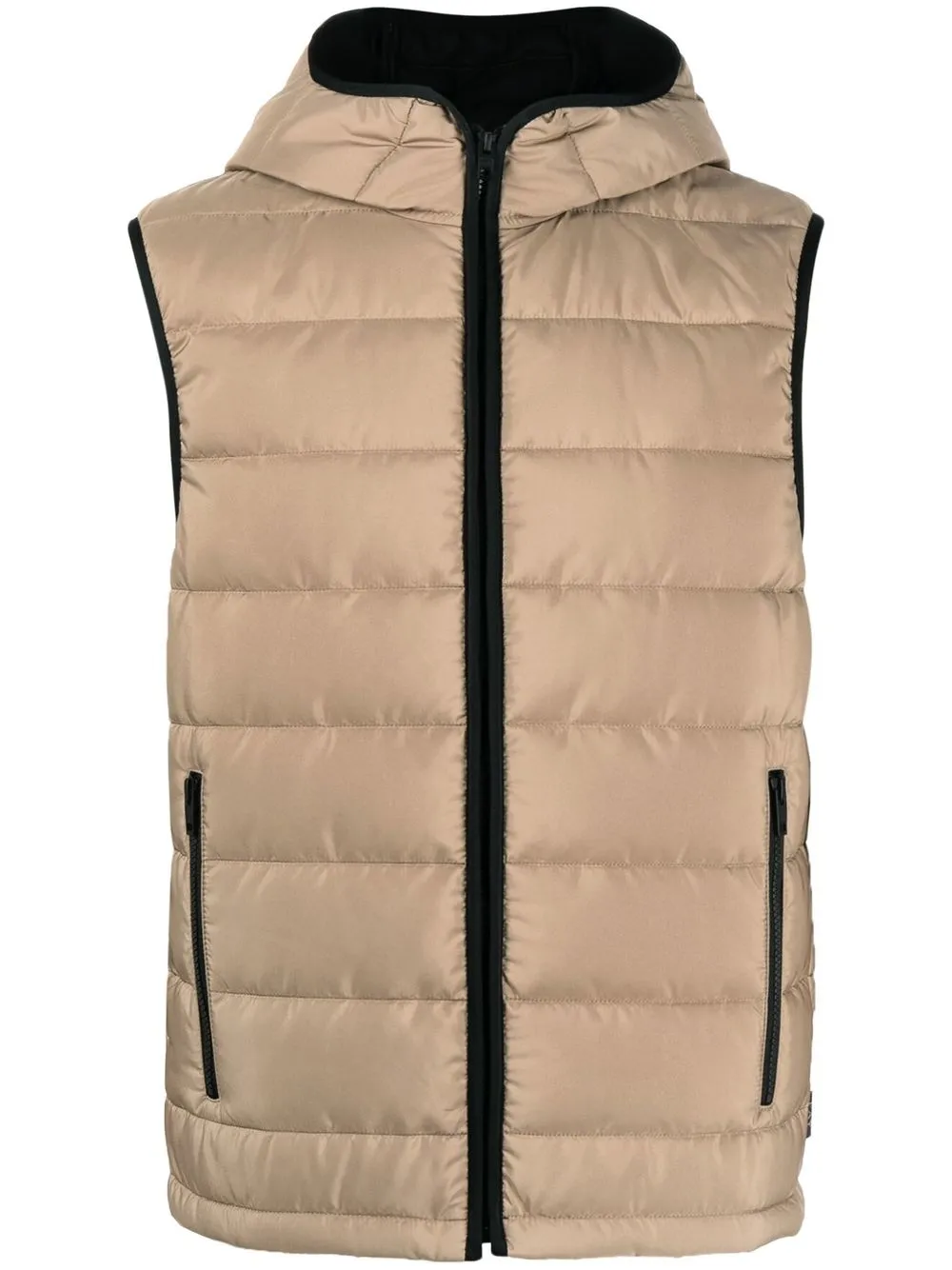 

Fay hooded quilted gilet - Neutrals