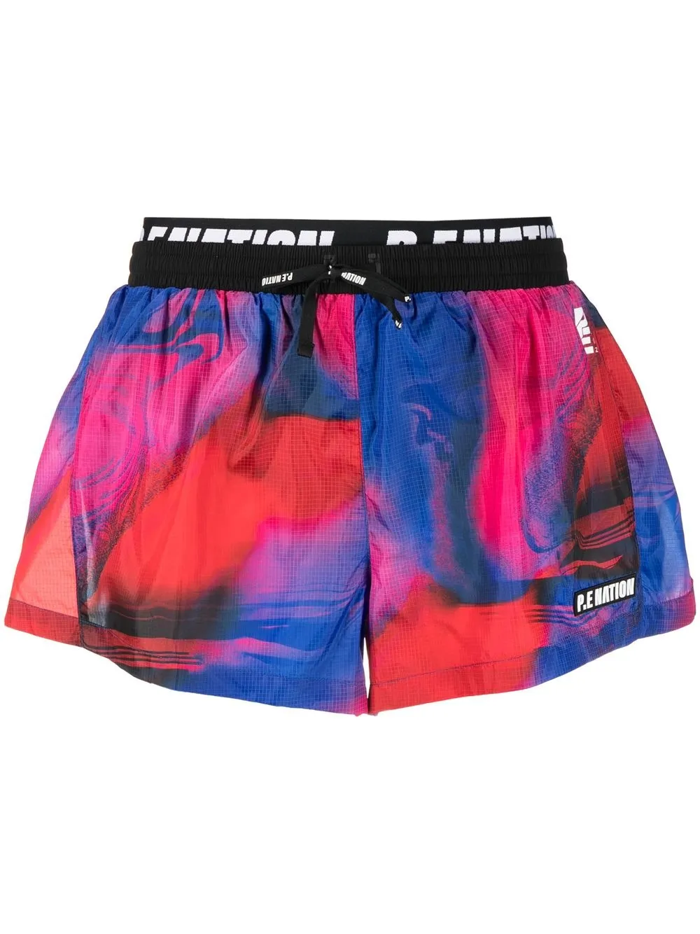 

P.E Nation shorts Rewind con logo estampado - Azul