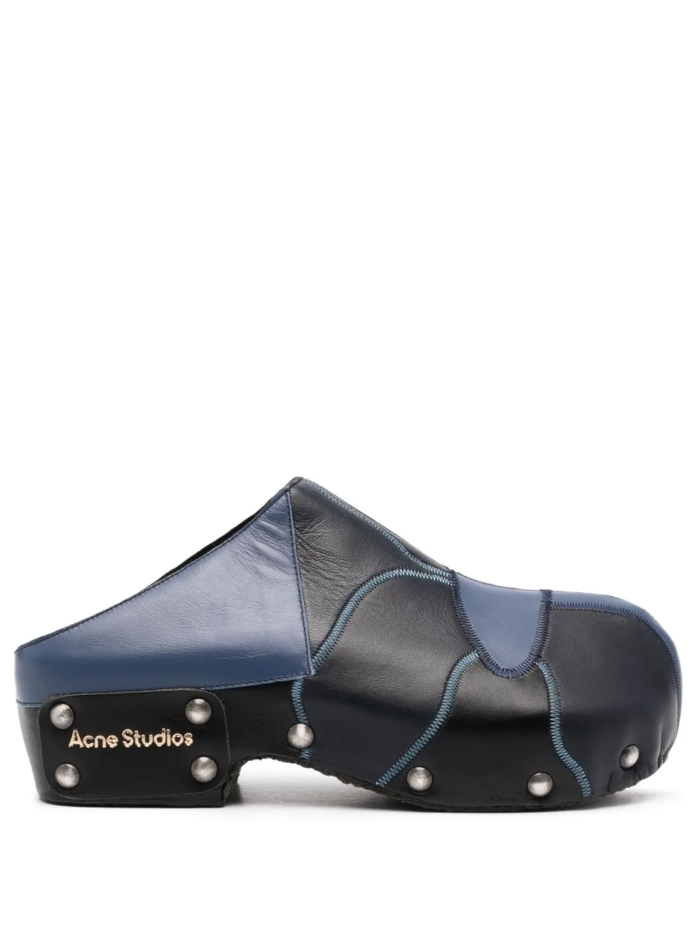 Image 1 of Acne Studios studded patchwork mules