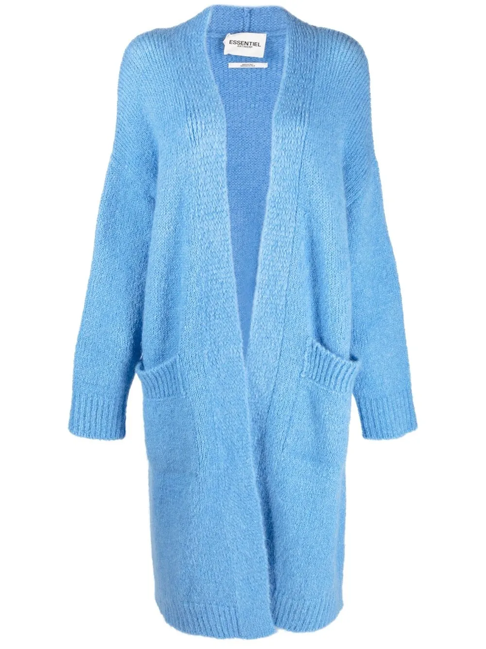 

Essentiel Antwerp Cruzco longline cardigan - Blue