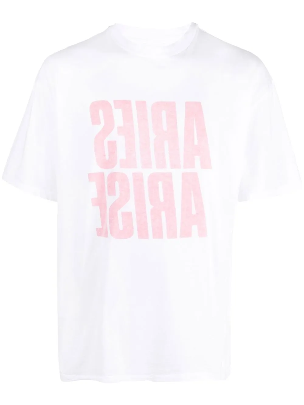 

Aries logo print T-shirt - Blanco