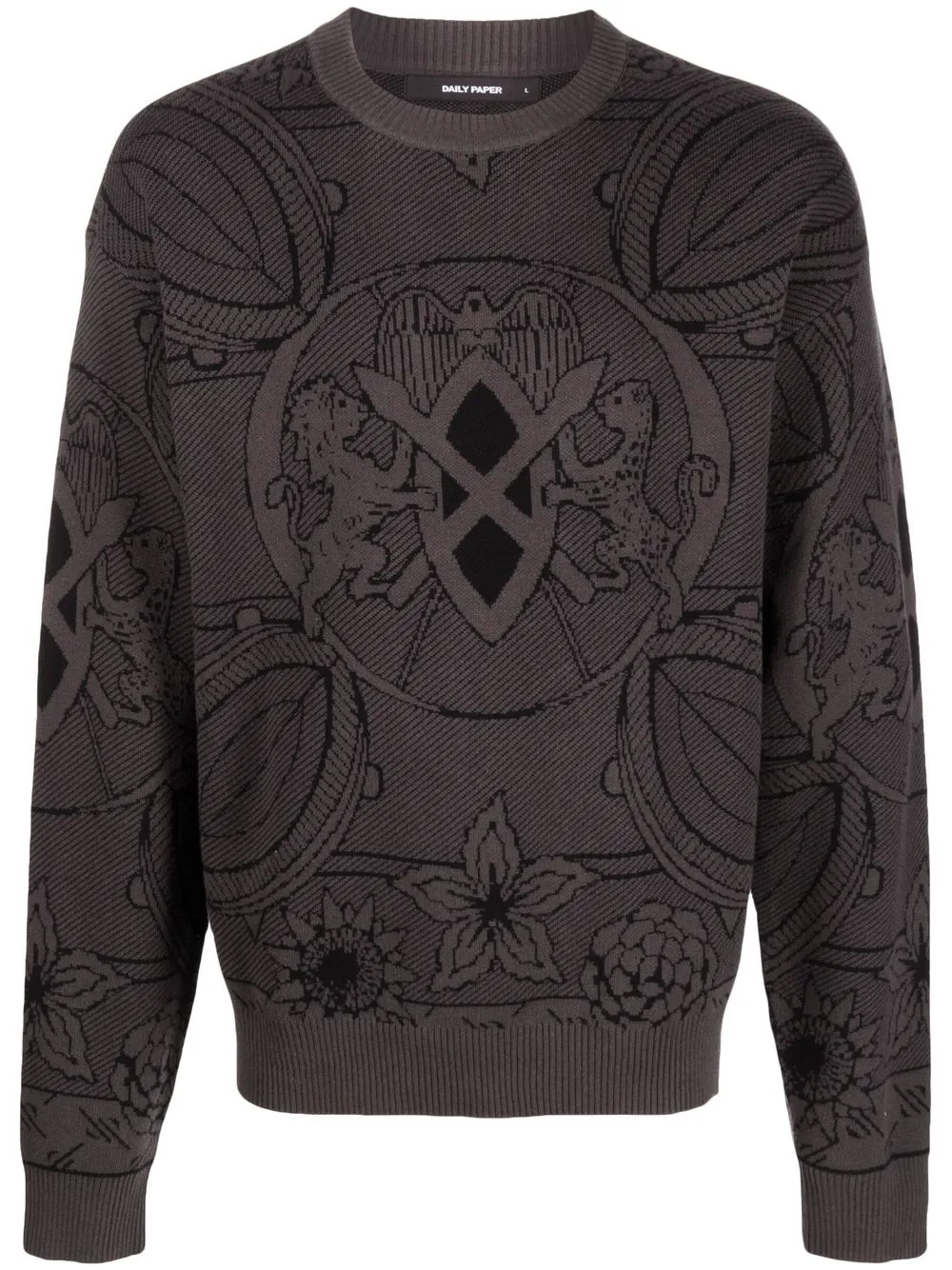 

Daily Paper sudadera con estampado gráfico - Gris