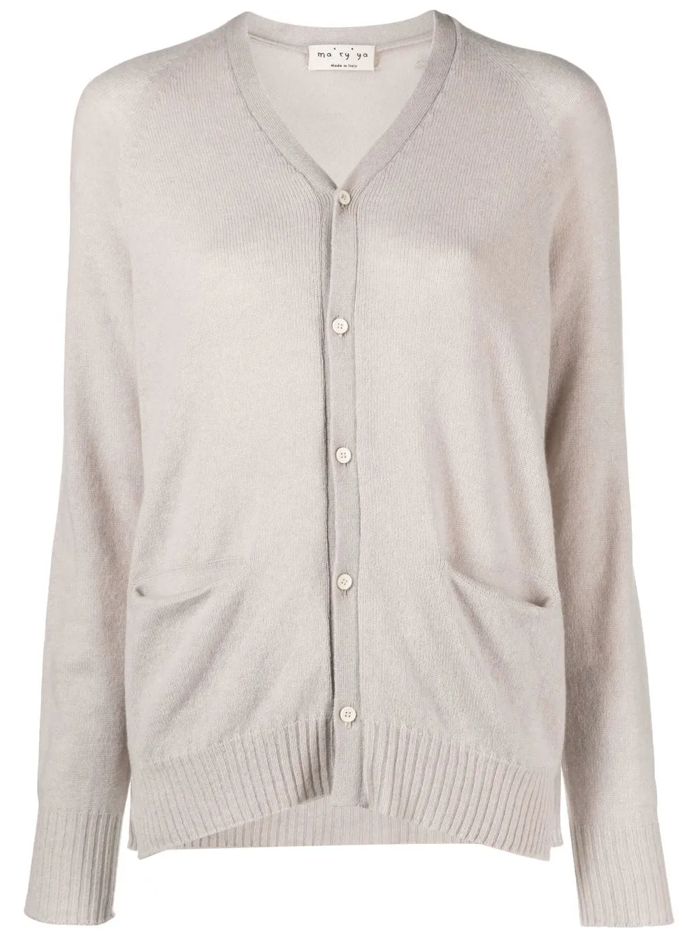 

Ma'ry'ya knitted cashmere cardigan - Neutrals