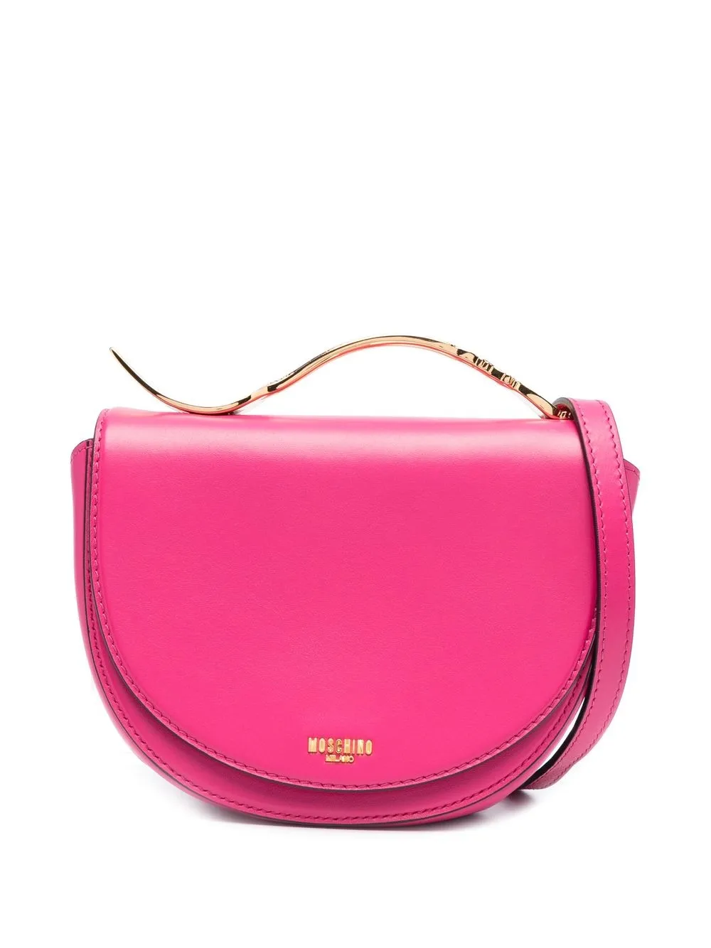 

Moschino bolsa crossbody con asa en forma de tenedor - Rosado