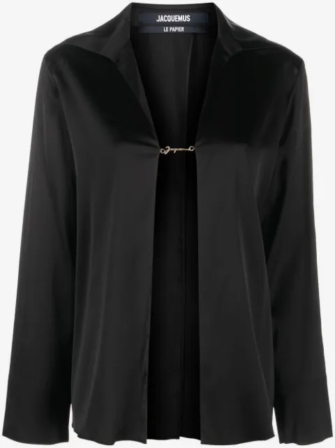 Jacquemus La Chemise Notte satin shirt