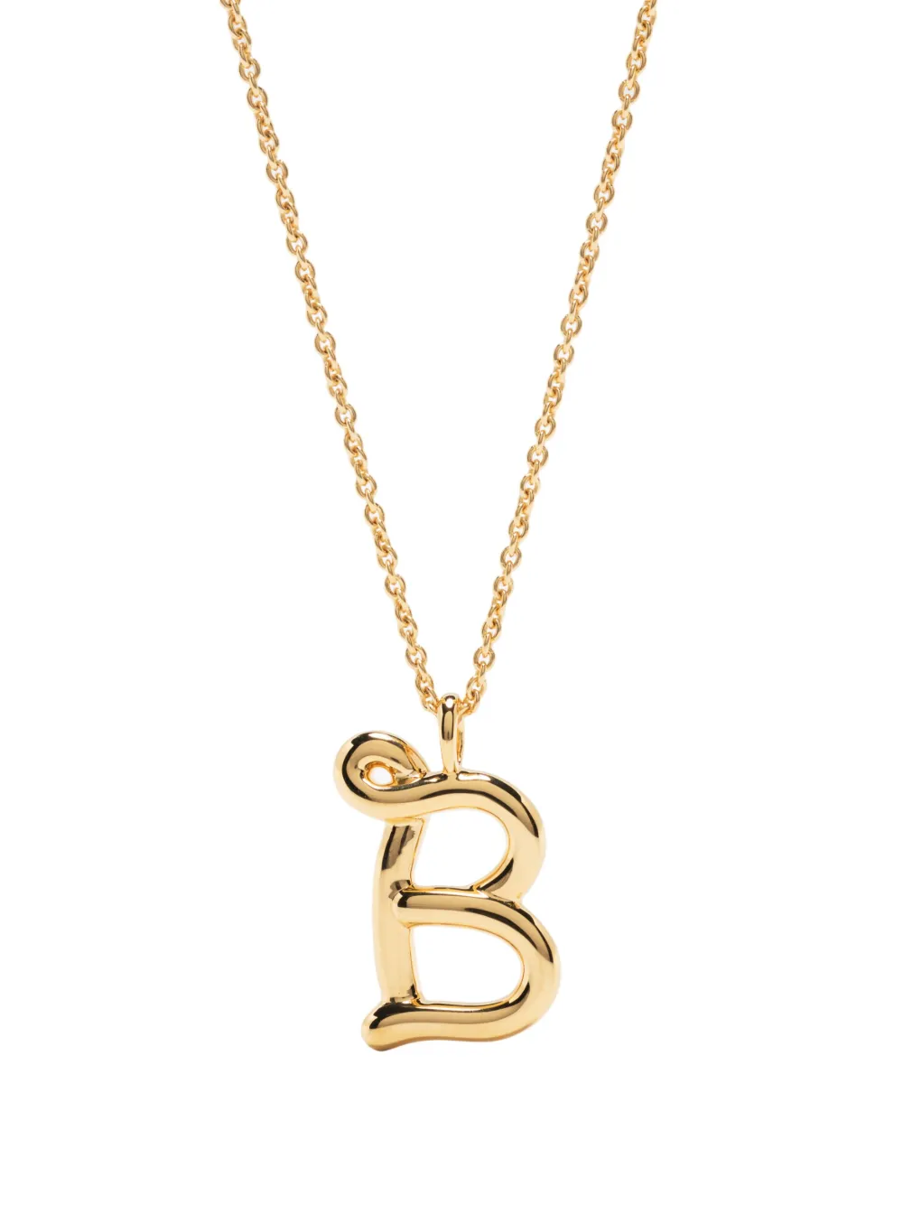 Missoma collar Curly Molten Initial | dorado | Image 1