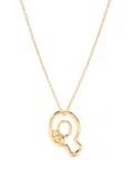 Missoma Q-letter pendant chain-link necklace - Gold