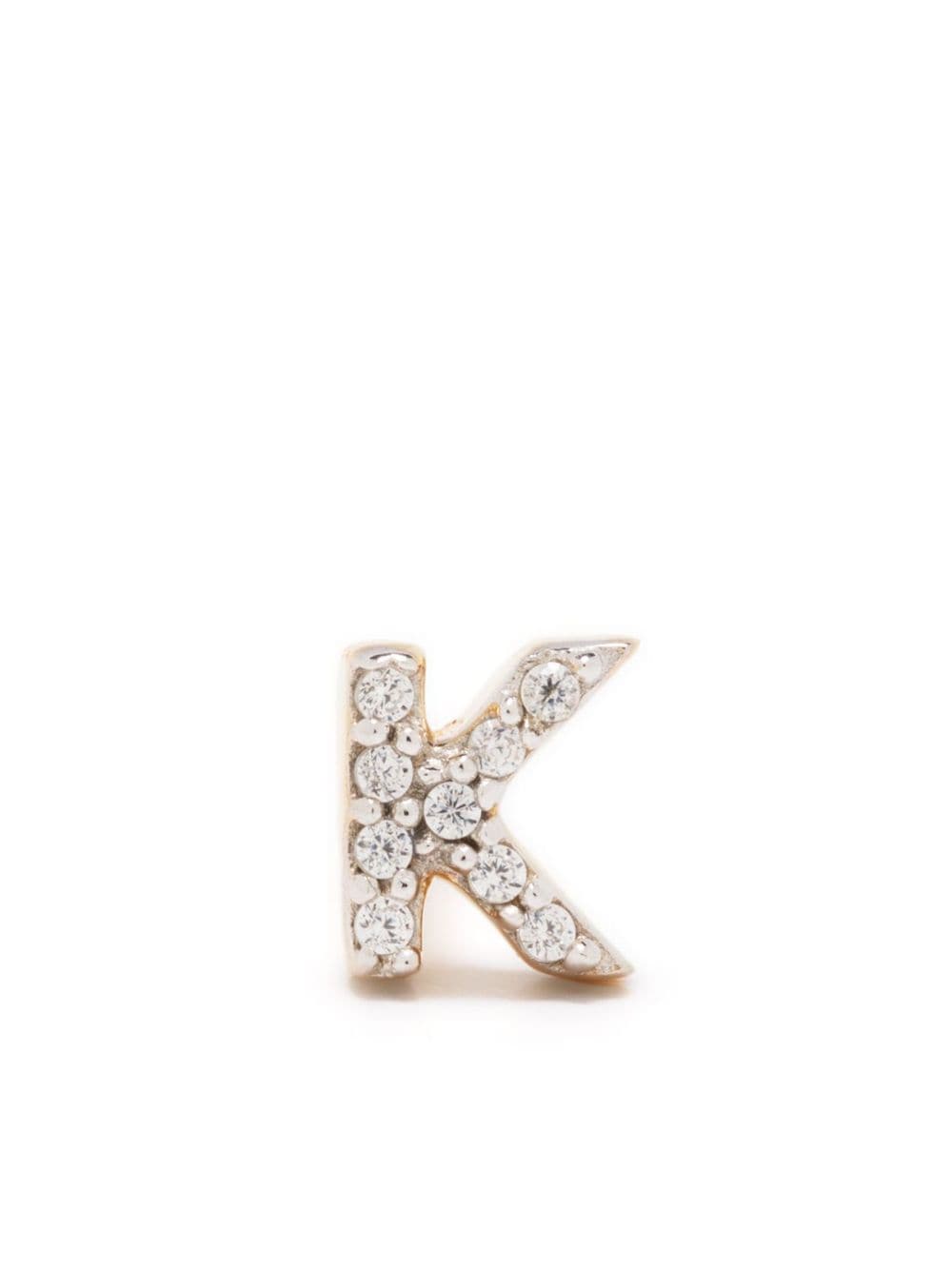 Missoma Initial Single Stud Earring In Gold