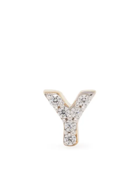 Missoma Initial single stud earring