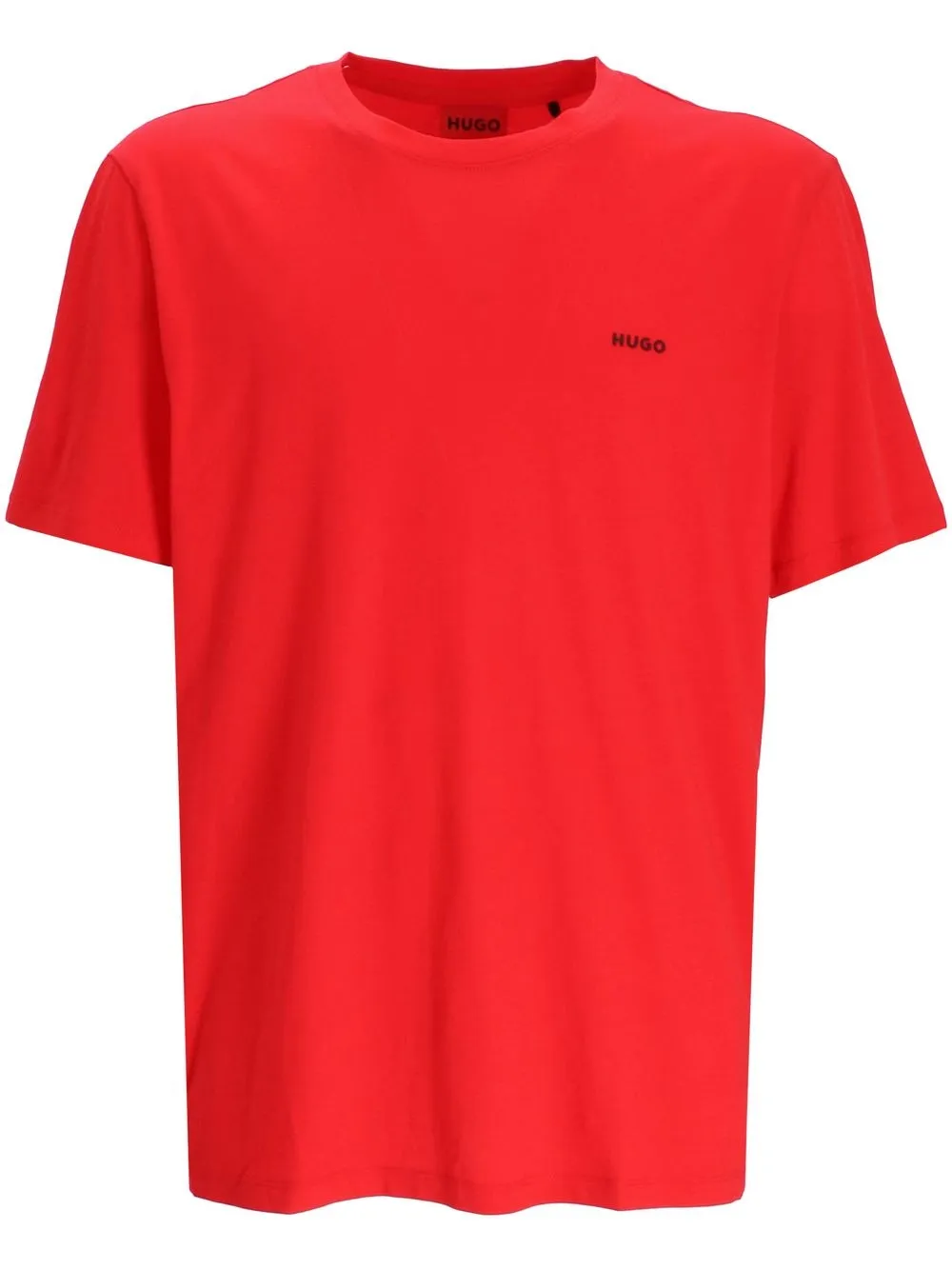 

HUGO chest-logo crew-neck T-shirt - Rojo