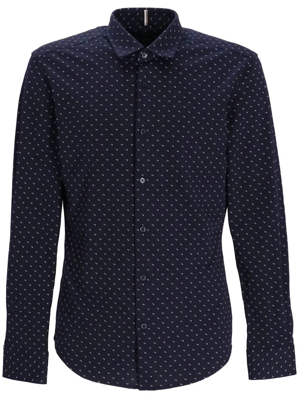 

BOSS geometric-print dress shirt - Azul