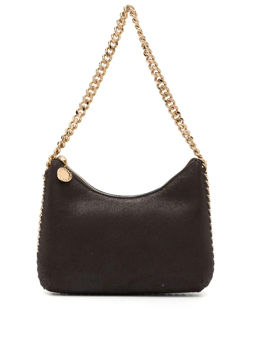 

Stella McCartney logo-plaque faux-leather shoulder bag - Brown