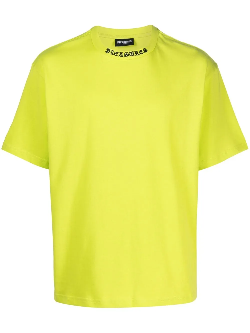 

Pleasures logo-print cotton T-shirt - Green