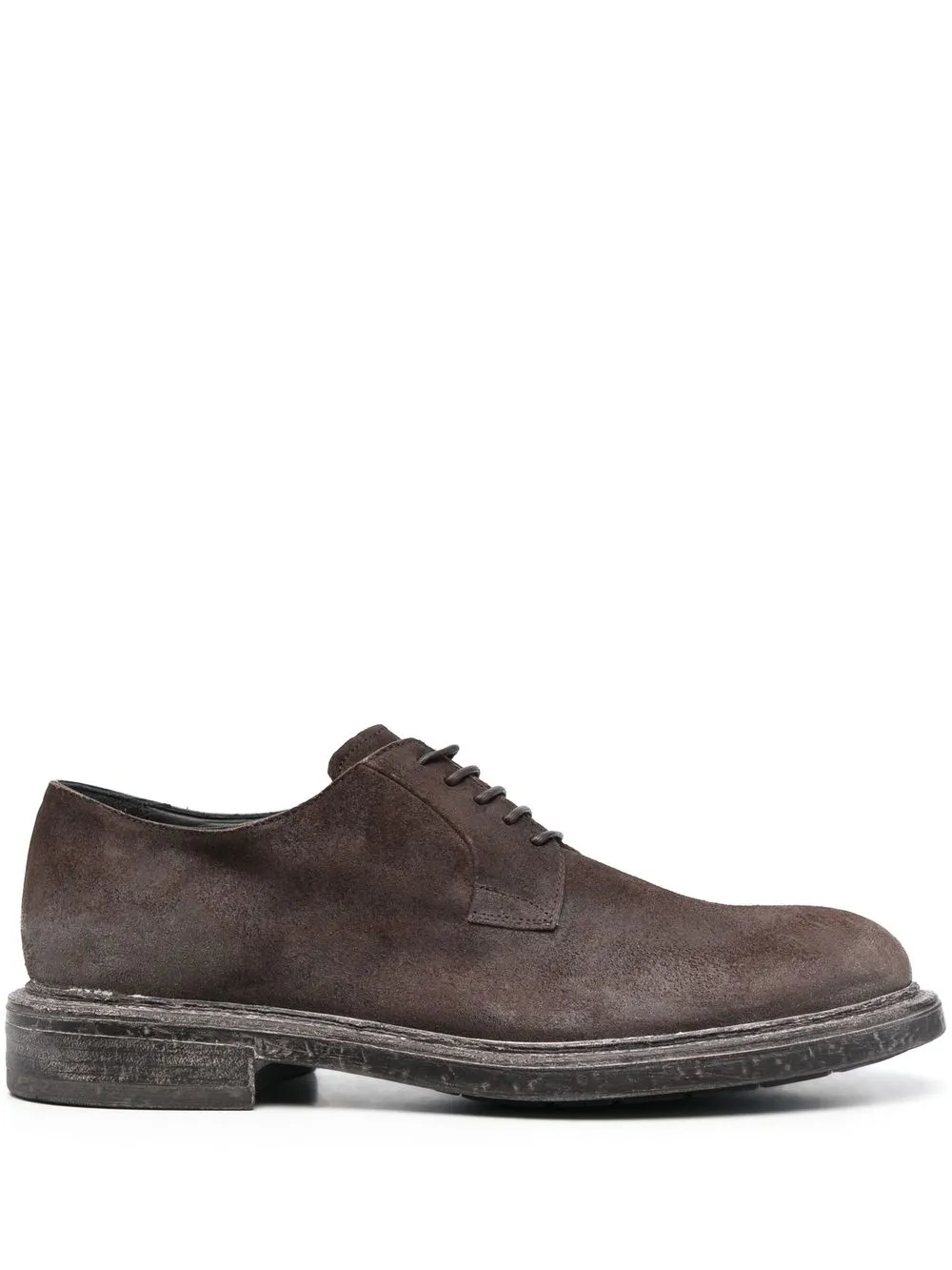 

Moma 30mm lace-up suede Oxford shoes - Brown