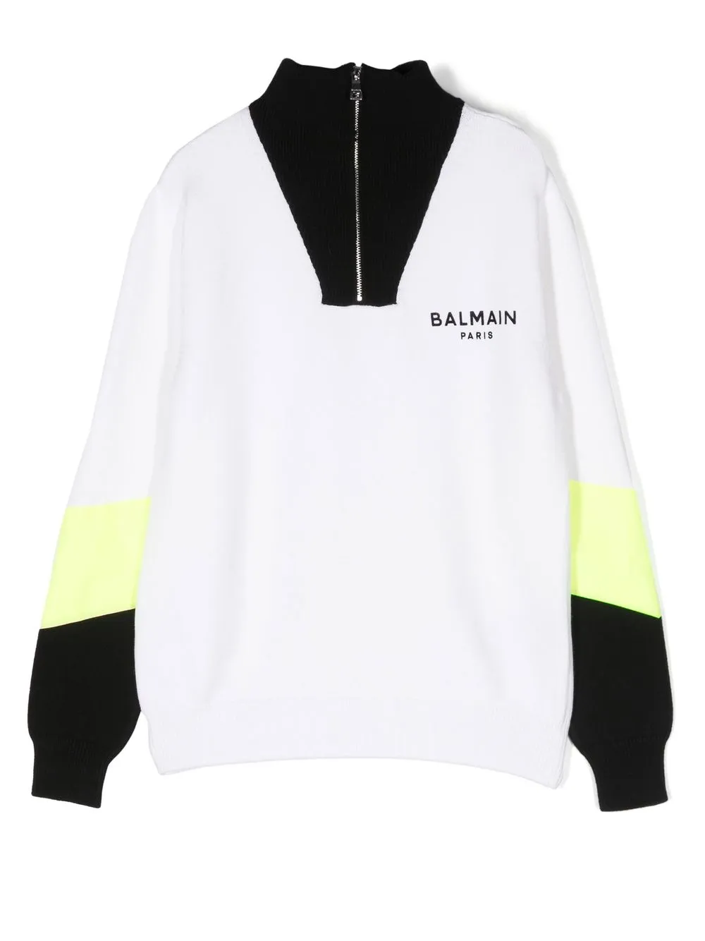 

Balmain Kids sudadera con logo estampado - Blanco