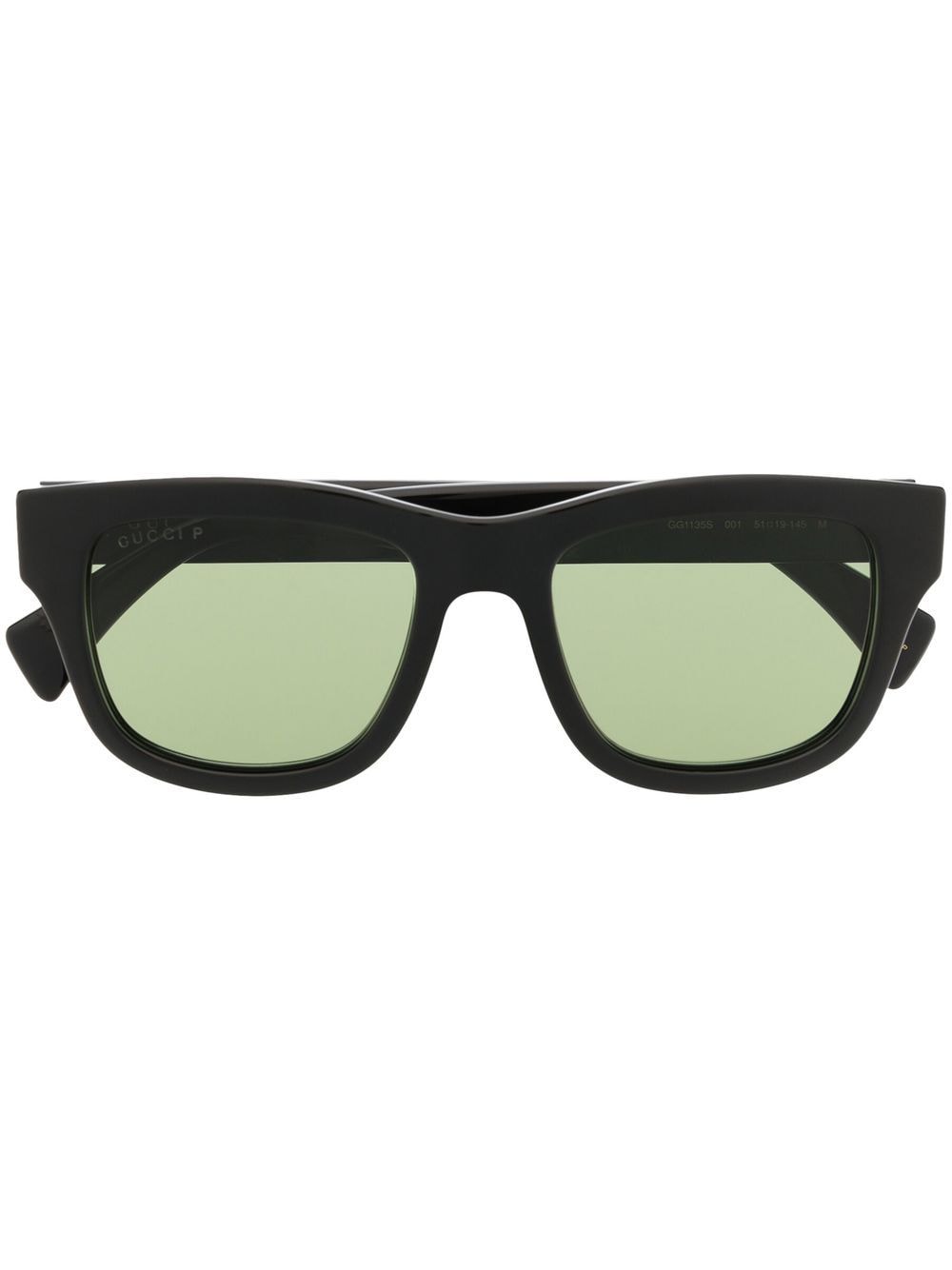 Gucci Wayfarer-frame Tinted Sunglasses In Black