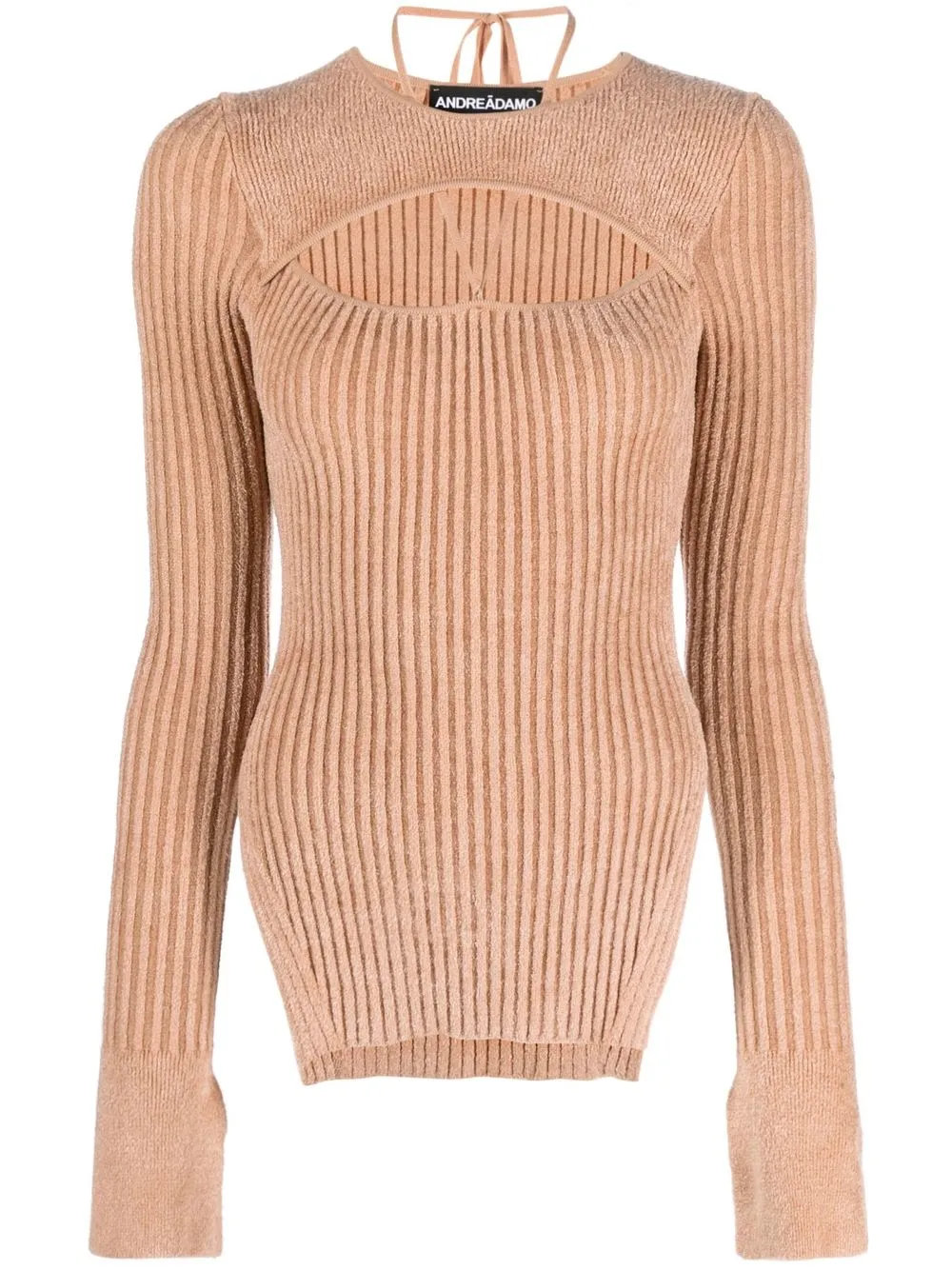 ANDREĀDAMO Amazonian cut-out jumper