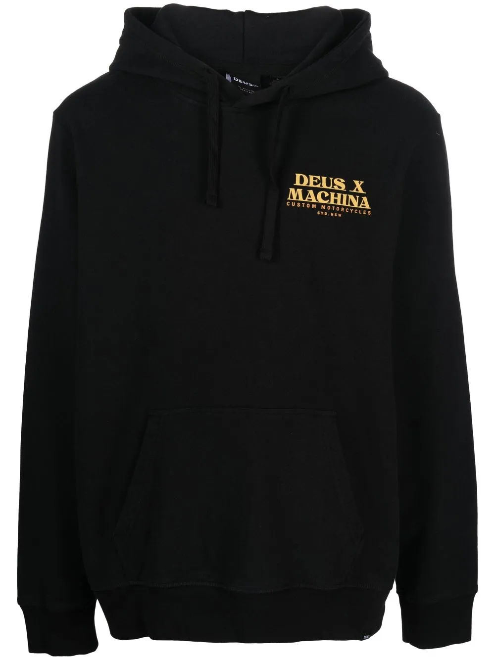 Deus Ex Machina hoodie con logo estampado - Negro