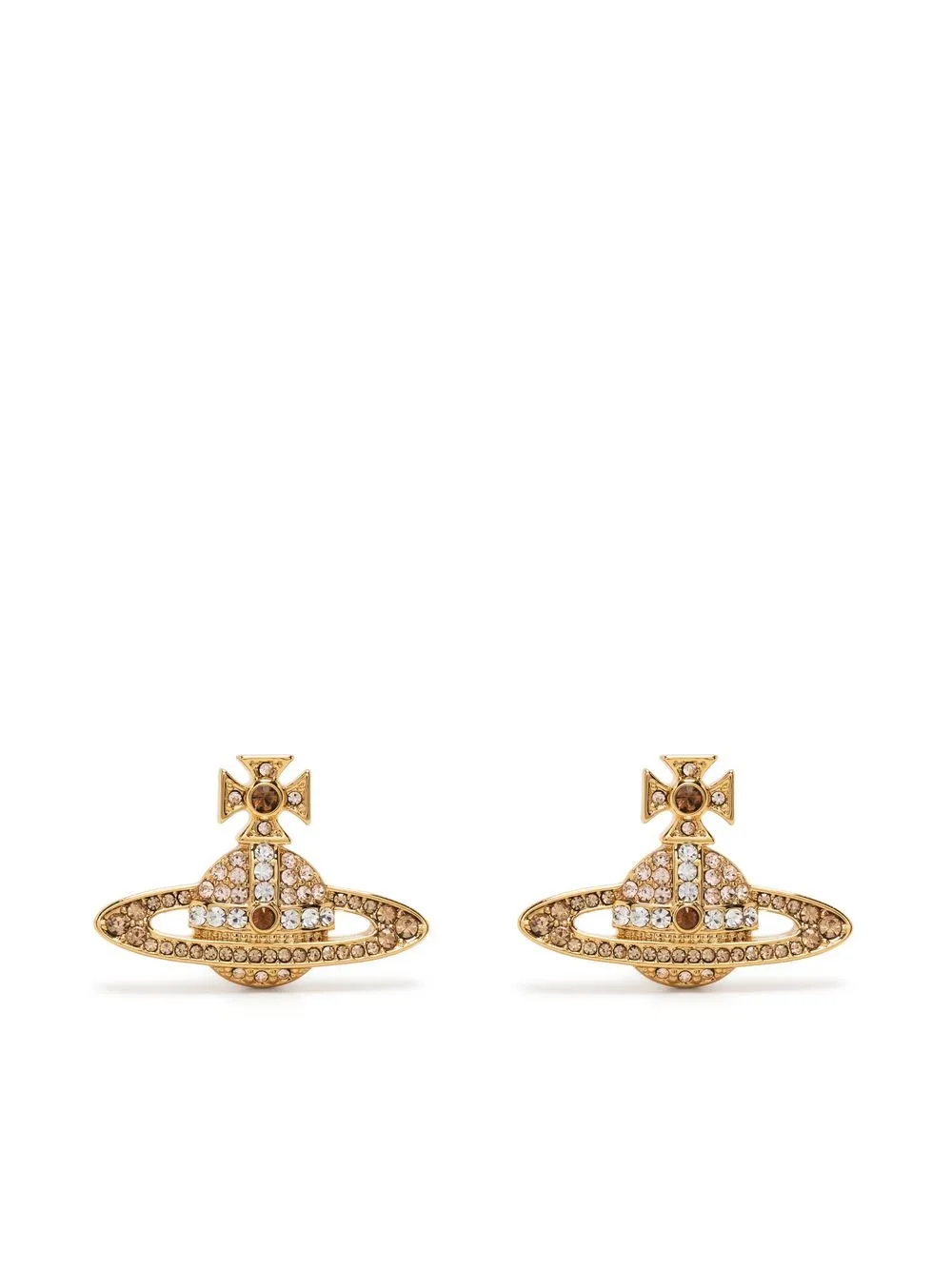

Vivienne Westwood Kika Orb-plaque earrings - Gold
