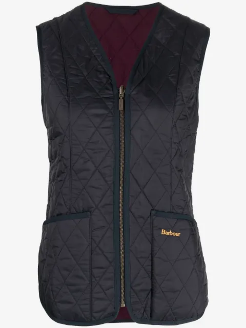 Barbour quilted V-neck gilet