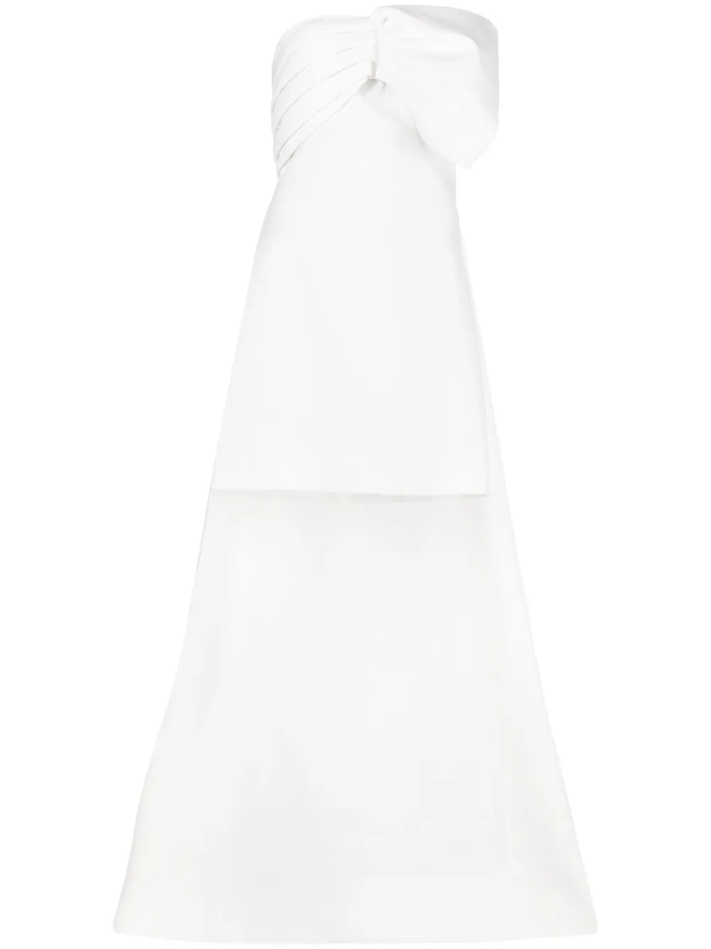 

Rokh vestido strapless - Blanco