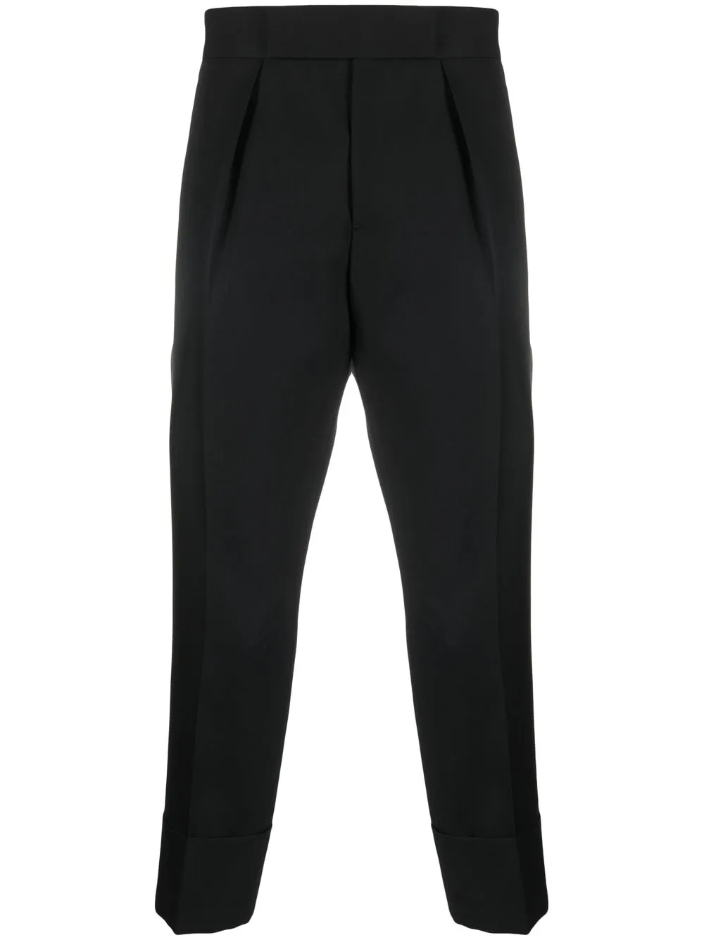 

SAPIO pleated cropped trousers - Black