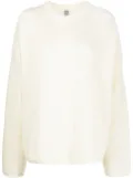 TOTEME oversized organic wool-blend jumper - Neutrals