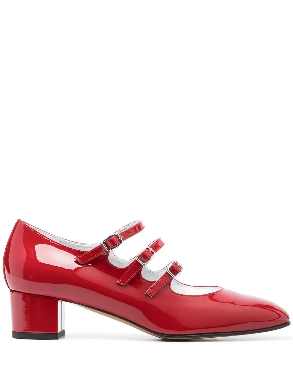 

Carel Paris 50mm patent leather pumps - Red