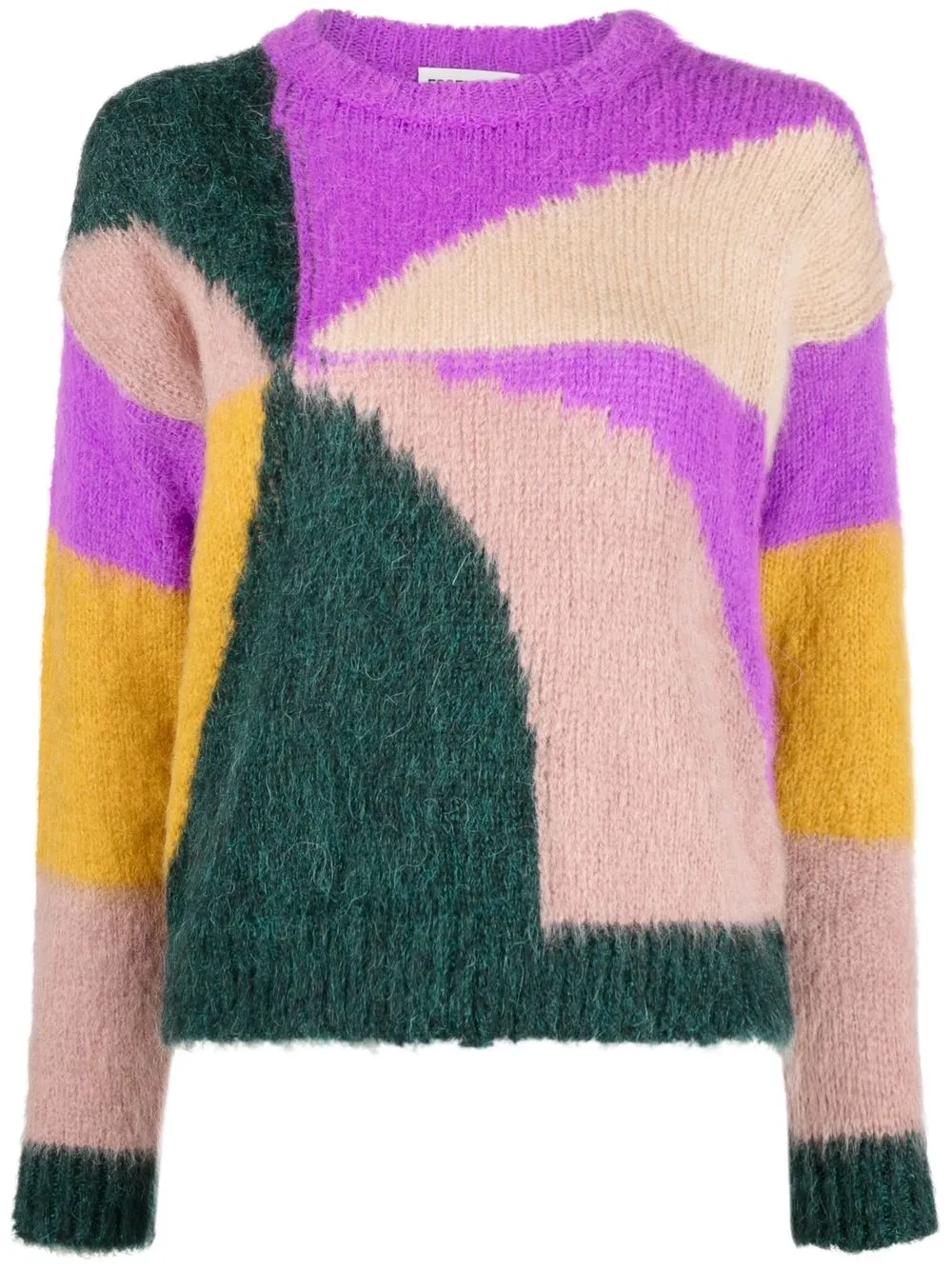 

Essentiel Antwerp Corleone stripe-knit jumper - Purple