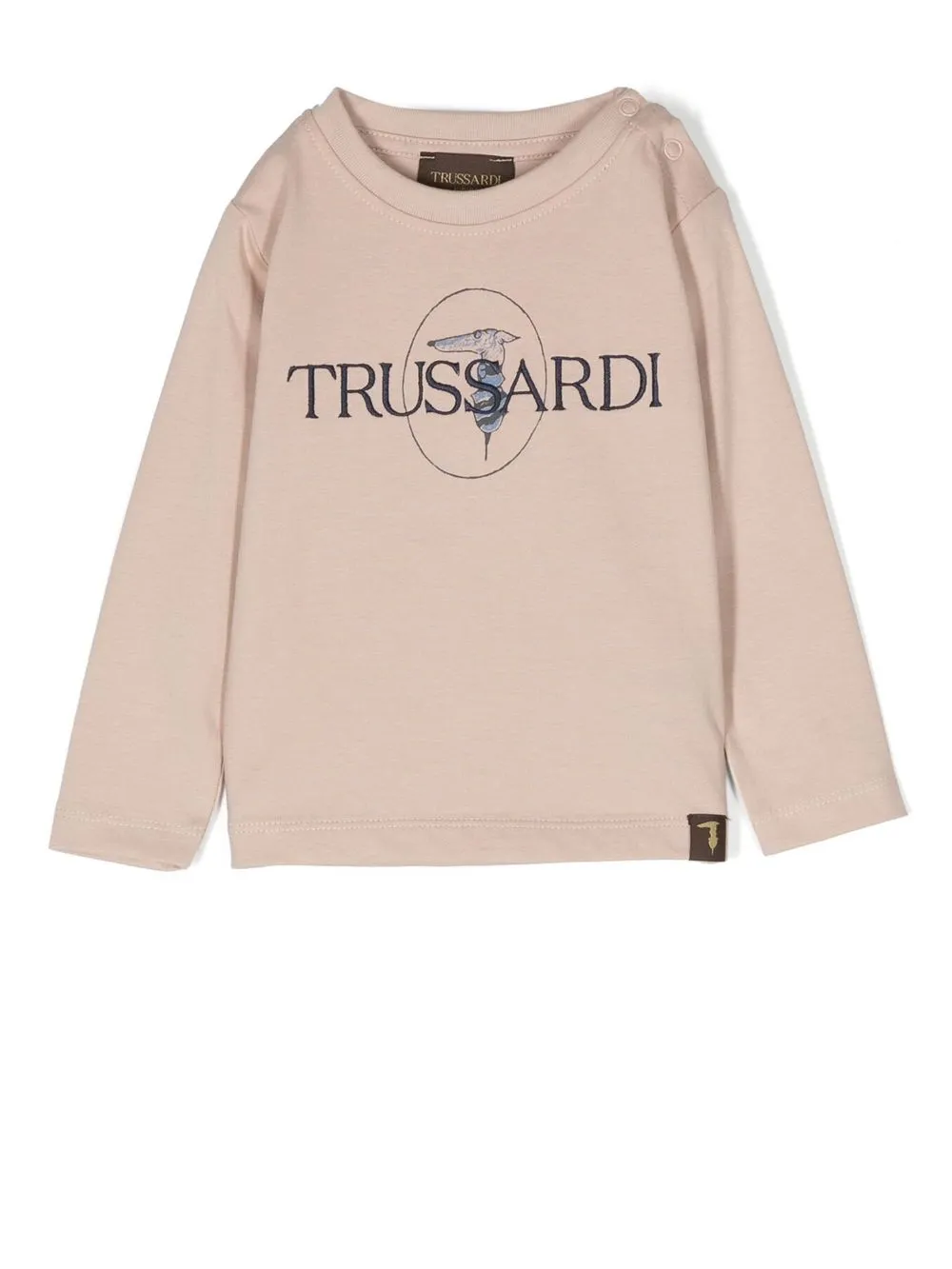 

TRUSSARDI JUNIOR playera con logo estampado - Neutro