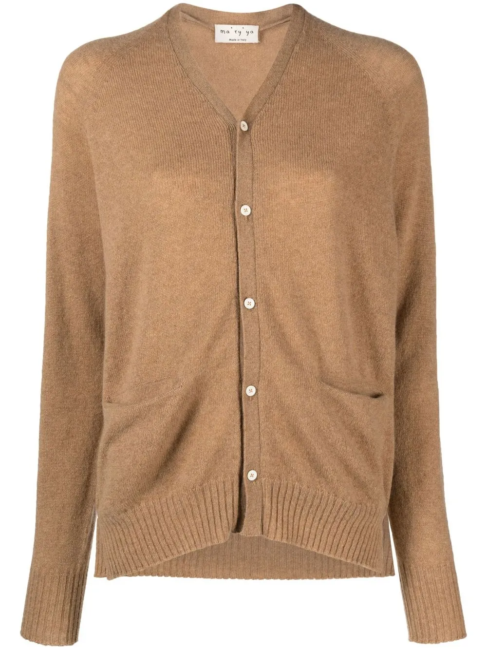 

Ma'ry'ya knitted cashmere cardigan - Neutrals