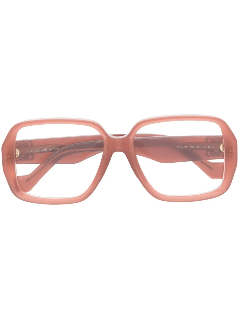 

LOEWE square-frame glasses - Pink