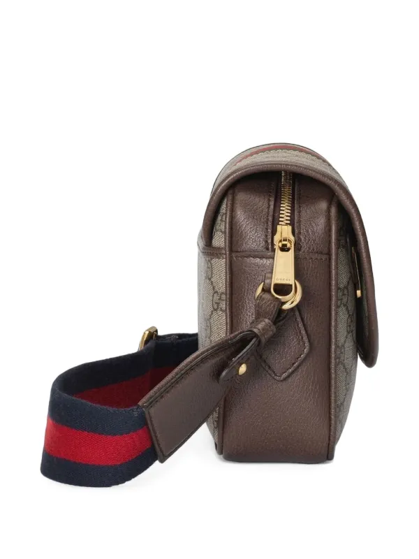 Gucci Small Ophidia Shoulder Bag | Brown | FARFETCH