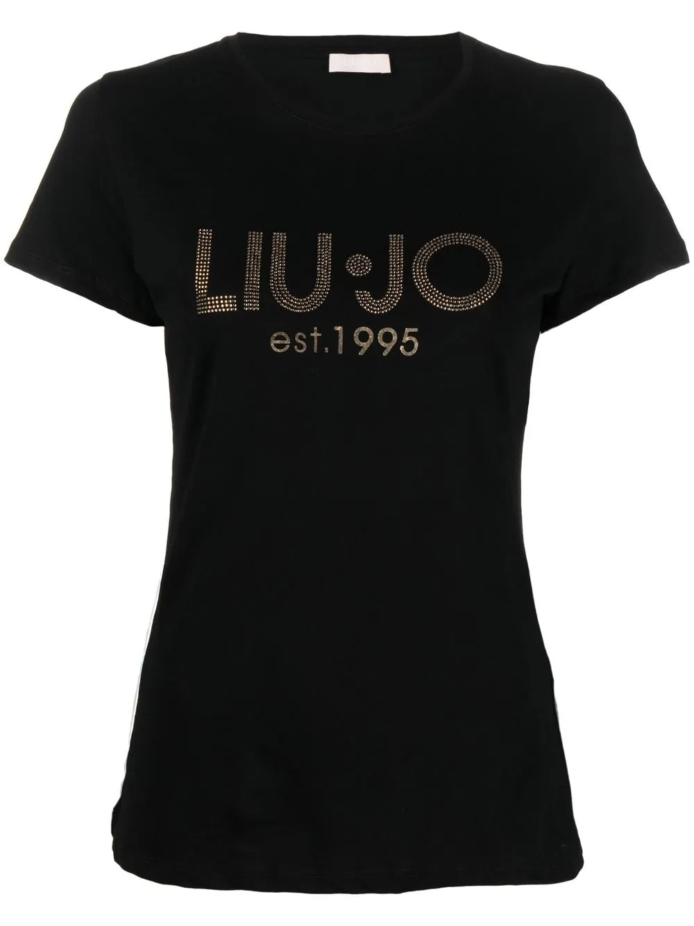 

LIU JO rhinestone-embellished T-shirt - Black