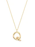 Missoma Curly Molten initial pendant necklace - Gold