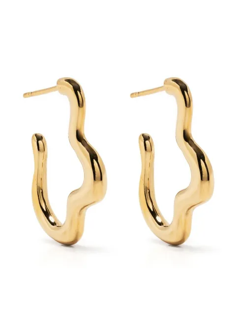Missoma large Squiggle earrings