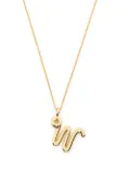 Missoma Curly Molten initial pendant necklace - Gold