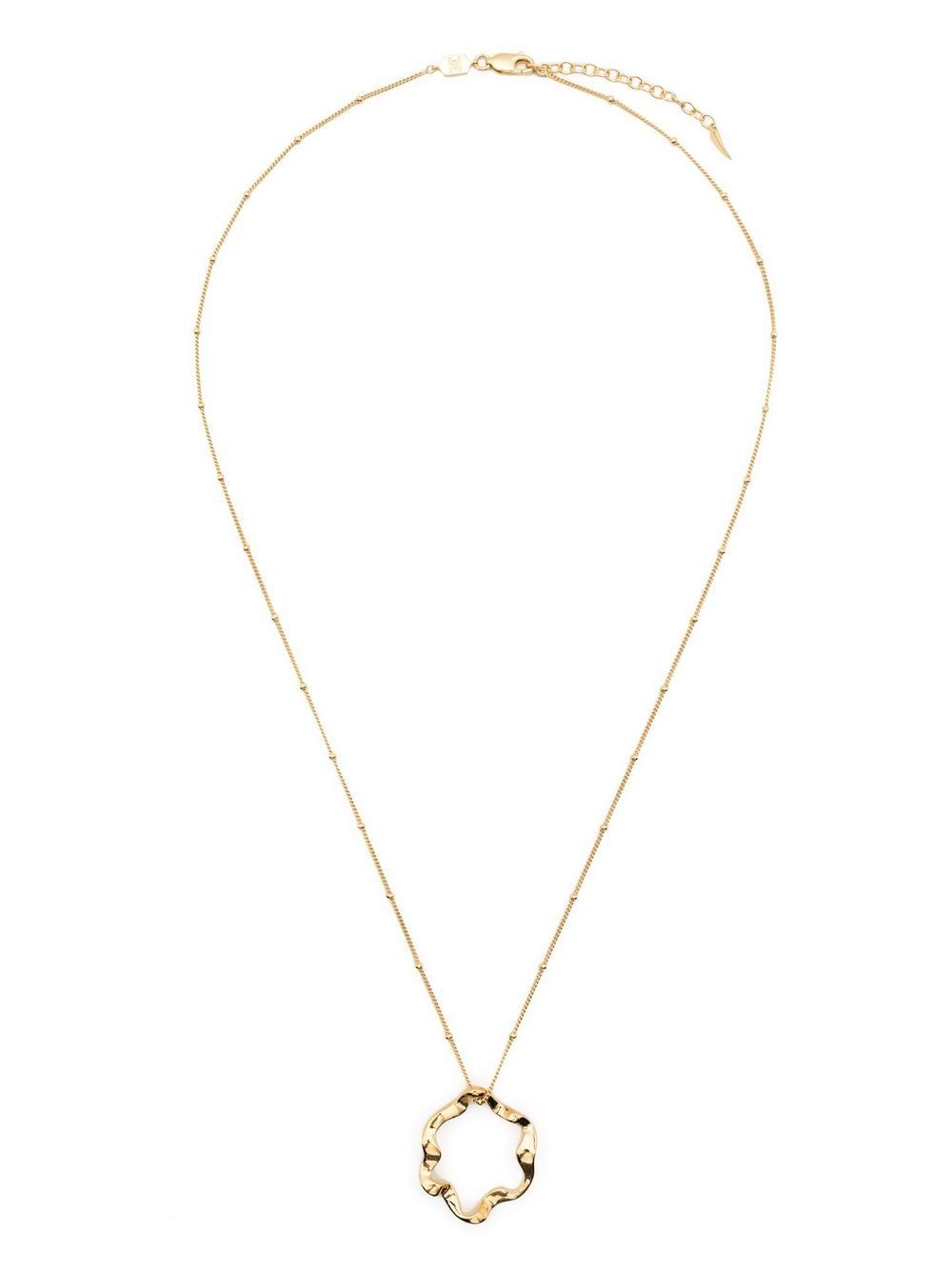 Shop Missoma Abstract-pendant Necklace In Gold