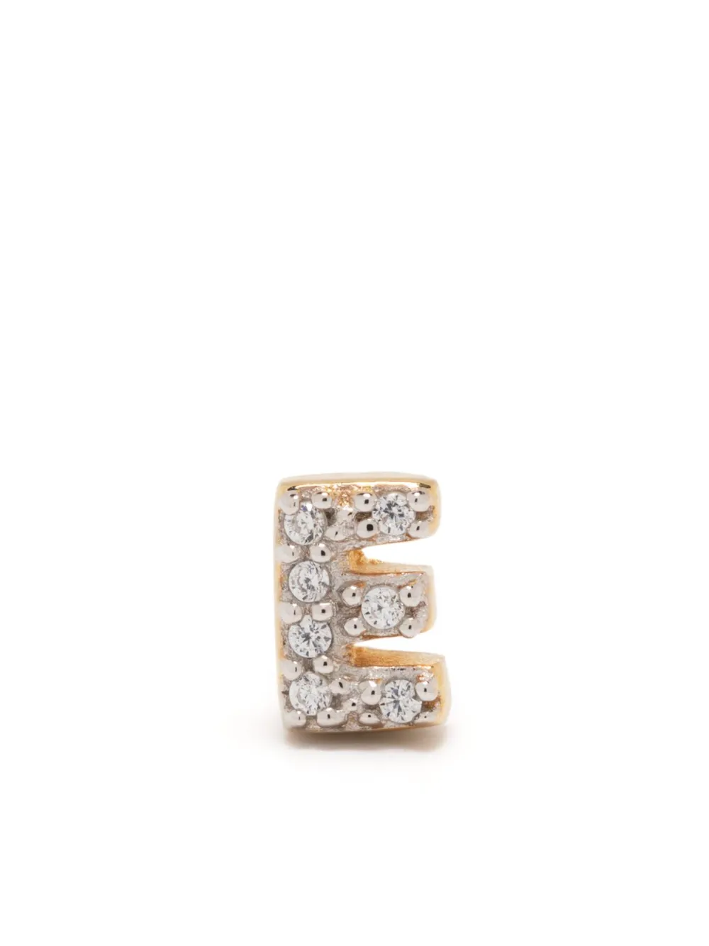 Missoma Initial Single Stud Earring In Gold